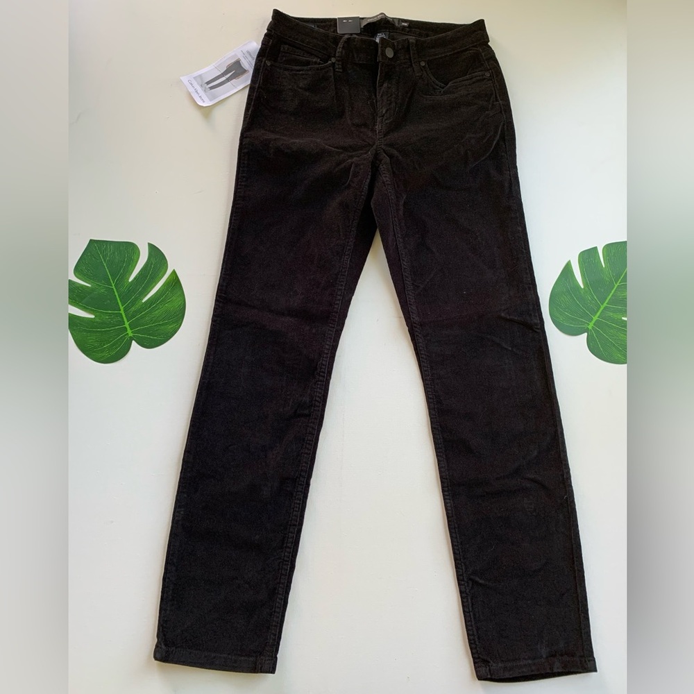 Calvin Klein Black Ultimate Skinny Low Rise Pants